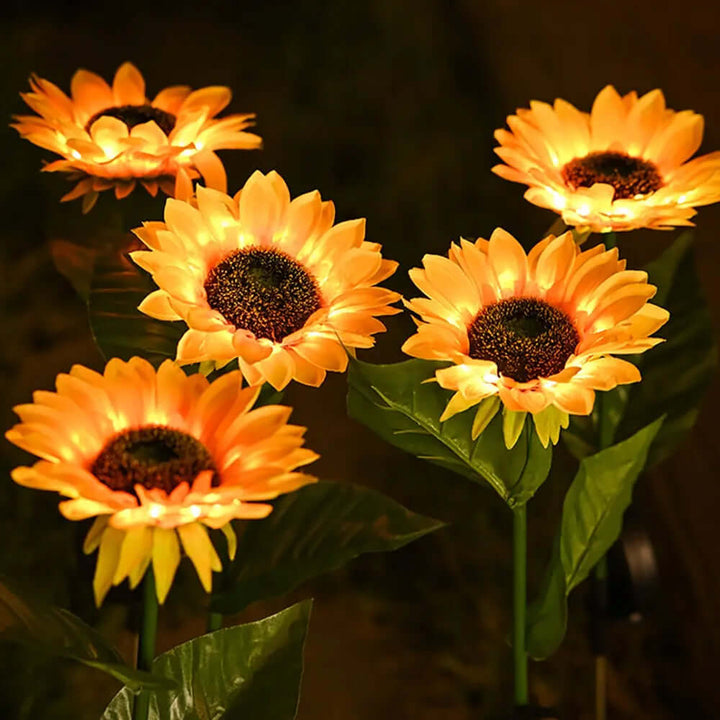 Solar Gartenleuchte Sonnenblume Wasserdicht Außen