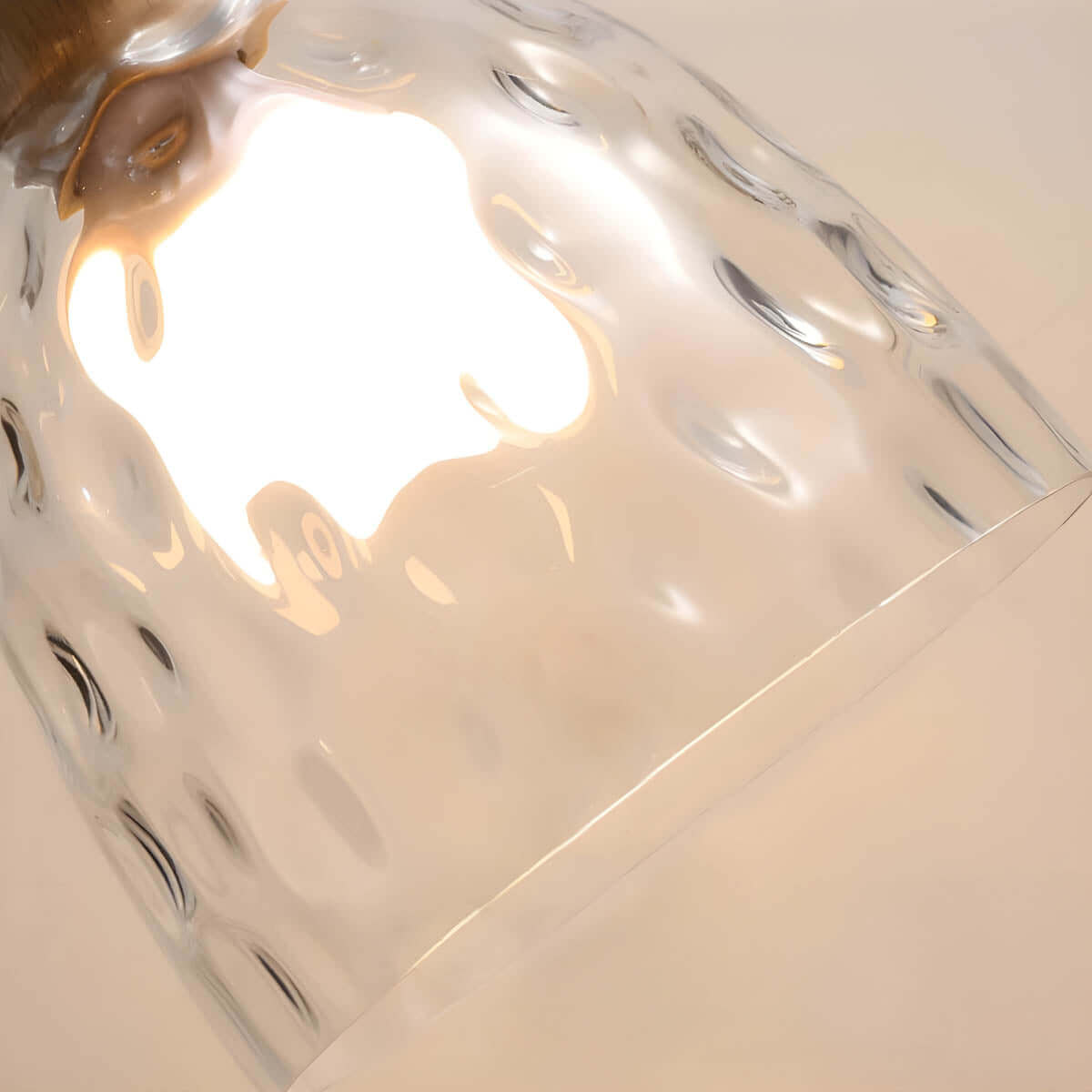 Moderner Glas-Kronleuchter, 1/3 Köpfe