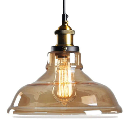 Vintage Hängeleuchte Antikglas Pendelleuchte