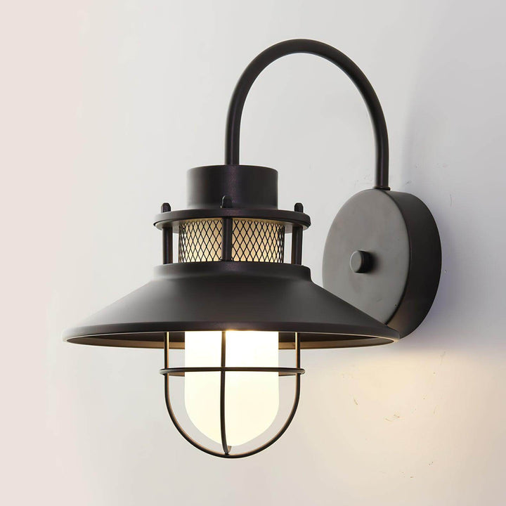 Außenwandleuchte Industrial Design Metall & Glas IP65