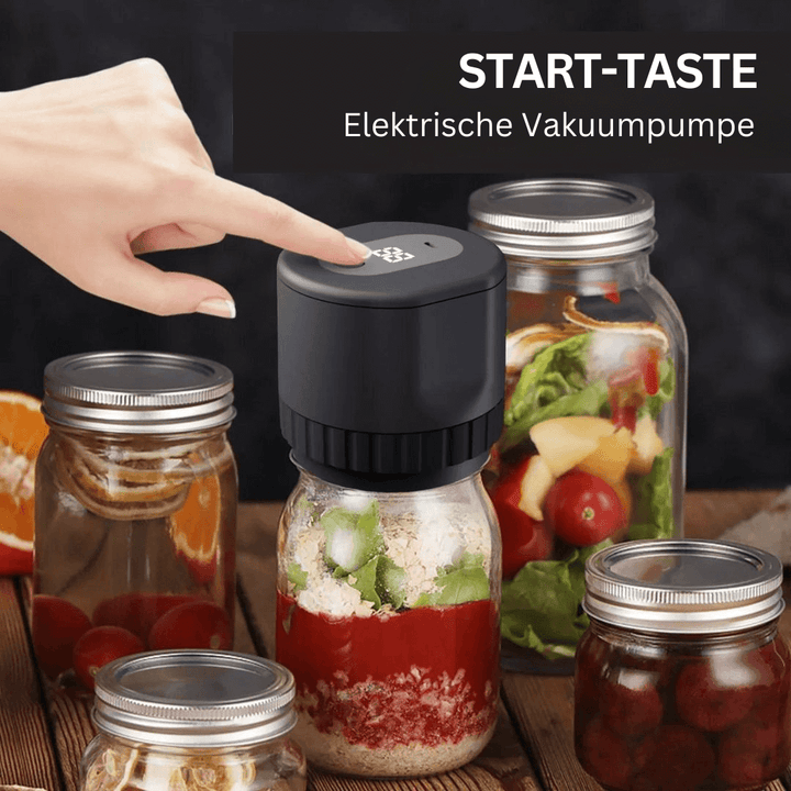 Vakuumierer für Gläser - Lebensmittel länger frisch halten