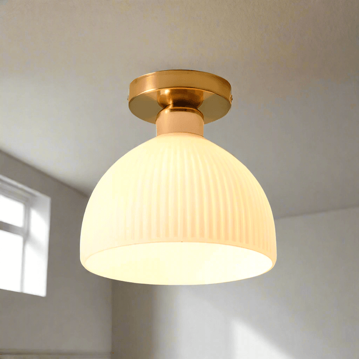 Milchglas Deckenleuchte
