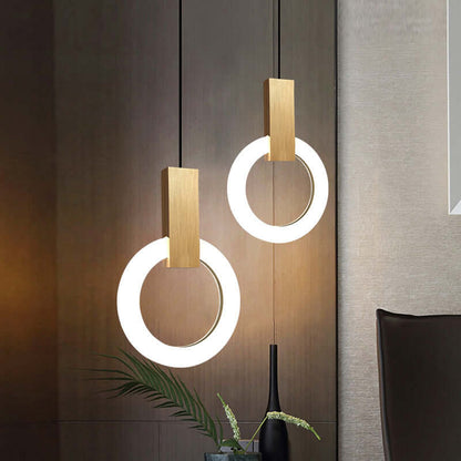 Moderne LED Ring Pendelleuchte