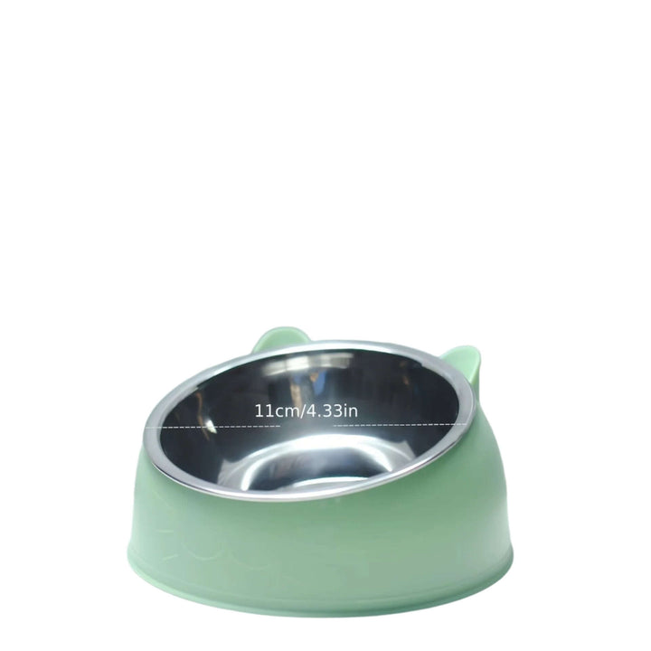 Gamelle surélevée pour chat en acier inoxydable