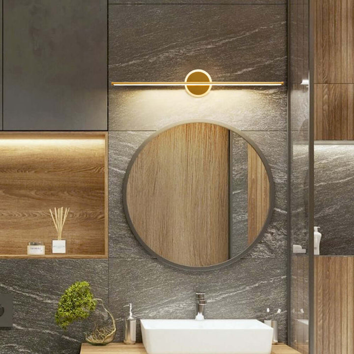 Moderne LED-Wandleuchte - rund &quadratisch