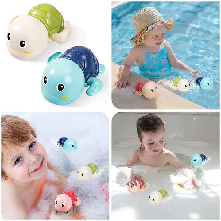 Bade-Spielzeug Set - Aufziehbare Wasserspaßtiere