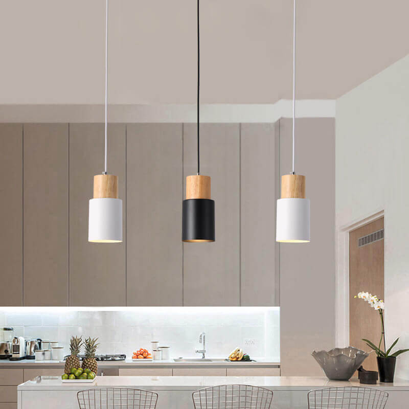 Lampe suspendue LED cylindrique moderne - éclairage élégant