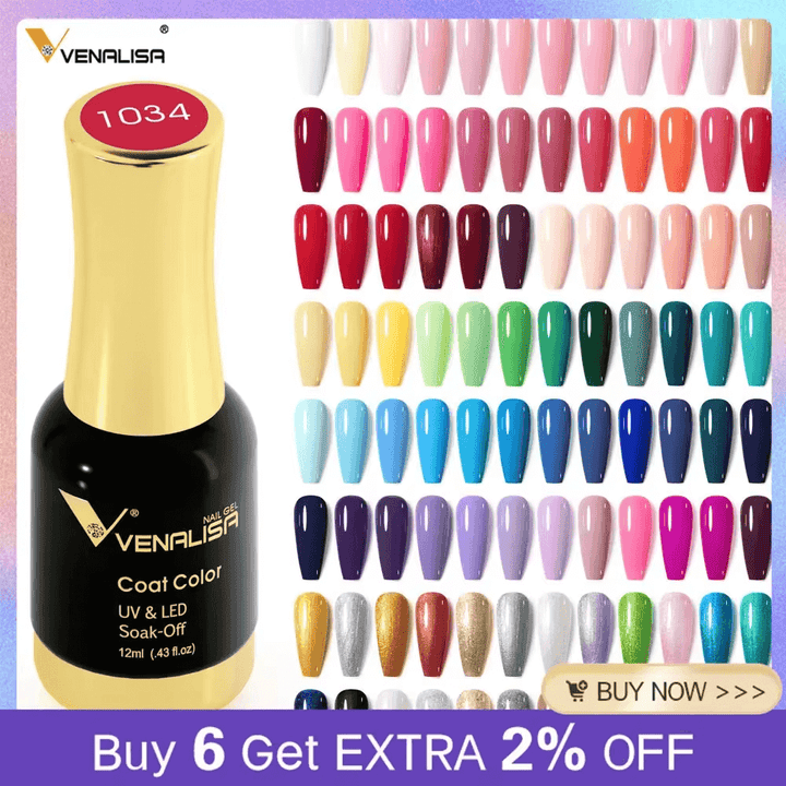 Luxus UV LED Gel Nagellack 12ml - Lang anhaltend
