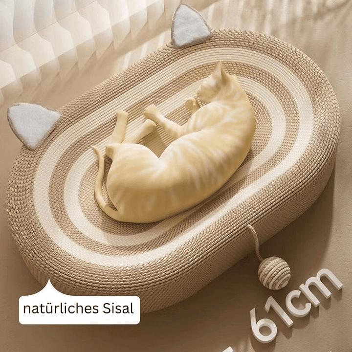 Sisal Katzenkratzbrett Kratzmatte Wandmontage