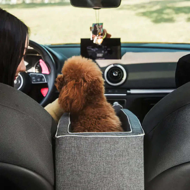 Erhöhter Autositz für Hunde bis 11kg