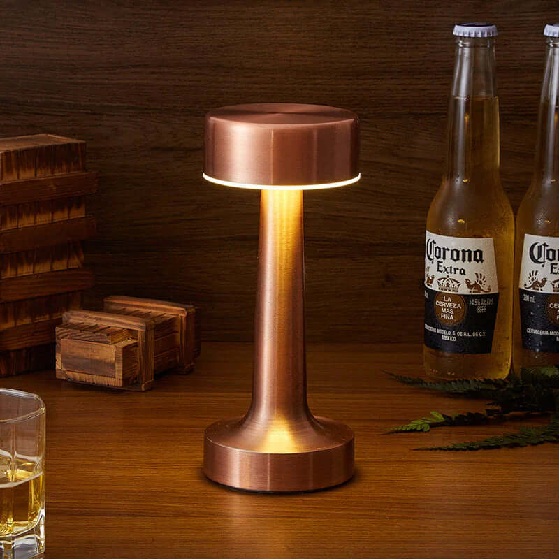 Lampe de table LED moderne à intensité variable - à piles et sans fil