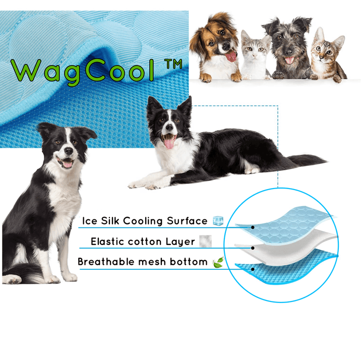 Tapis rafraîchissant pour chiens et chats - auto-rafraîchissant
