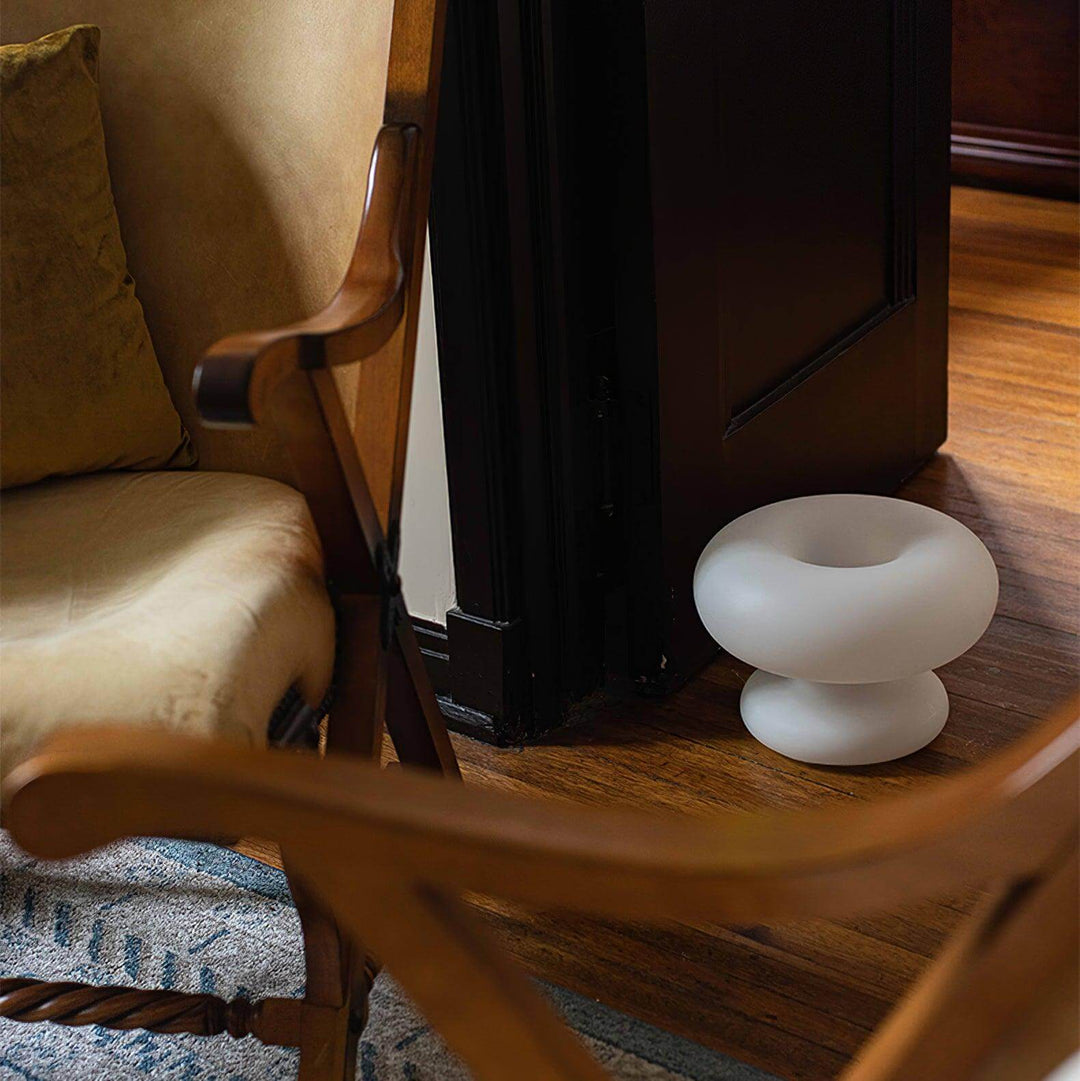 Lampe de table Donut design moderne éclairage intérieur LED