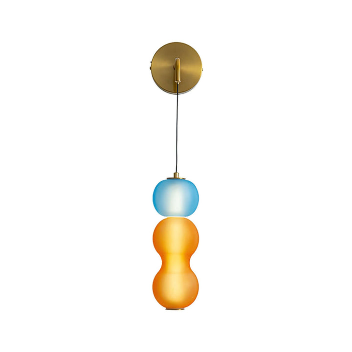 Elegante Wandleuchte mit Glockenorchideen