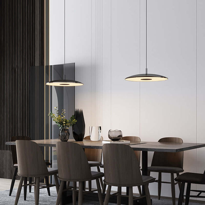 Suspension LED moderne - fer nickel
