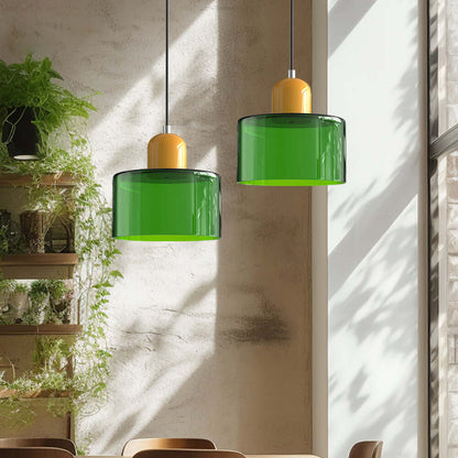 Bauhaus Glaspendelleuchte Modern