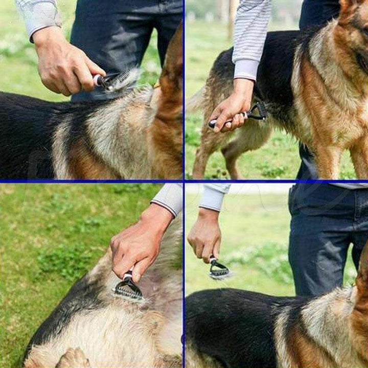 Peigne démêlant double face pour animaux de compagnie
