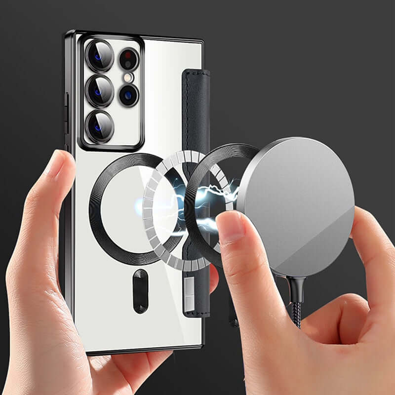 Étui de téléphone en cuir avec fente pour carte