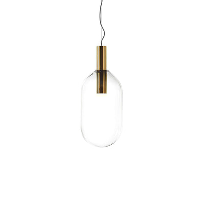 Elegante Pendelleuchte Glas & Metall