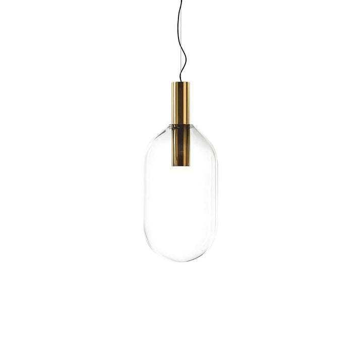 Elegante Pendelleuchte Glas & Metall