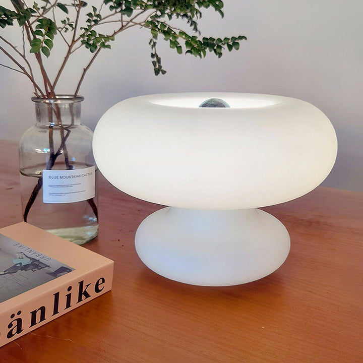 Lampe de table Donut design moderne éclairage intérieur LED