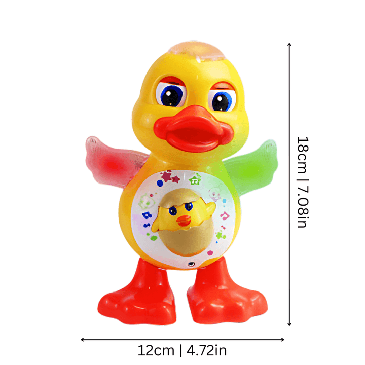 Interaktive Tanzende Ente mit Musik & Lichtern