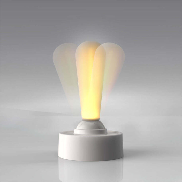 Lampe de table LED rétro à levier rechargeable