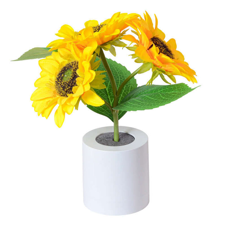 LED Sonnenblumenlampe Stimmungslicht Dekoleuchte