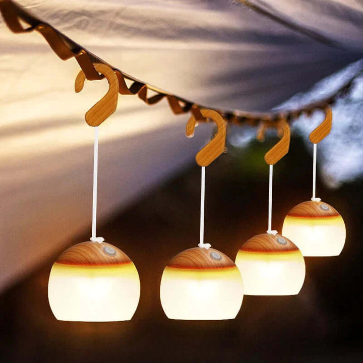Retro Campinglaterne USB wiederaufladbar