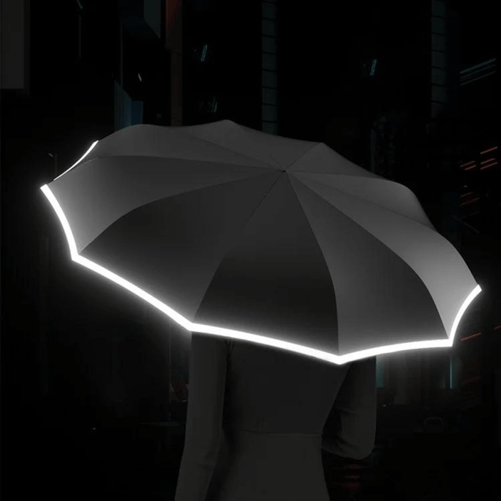 Winddichter Regenschirm mit Reflexstreifen - StormGuard