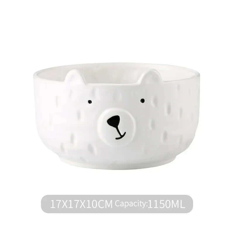 Jolie tasse en céramique en forme d'ours polaire - parfaite pour le thé et le café