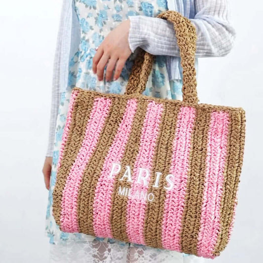 Sac à bandoulière tissé à la main pour femme