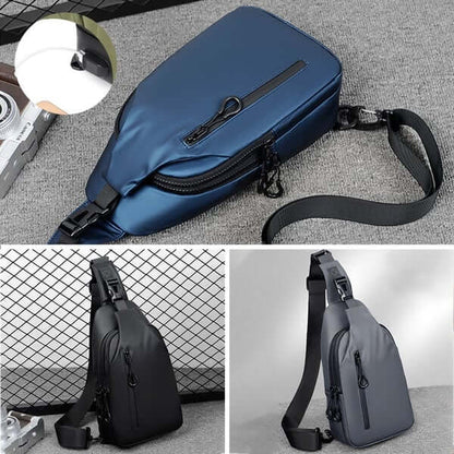 Sac à bandoulière étanche avec USB