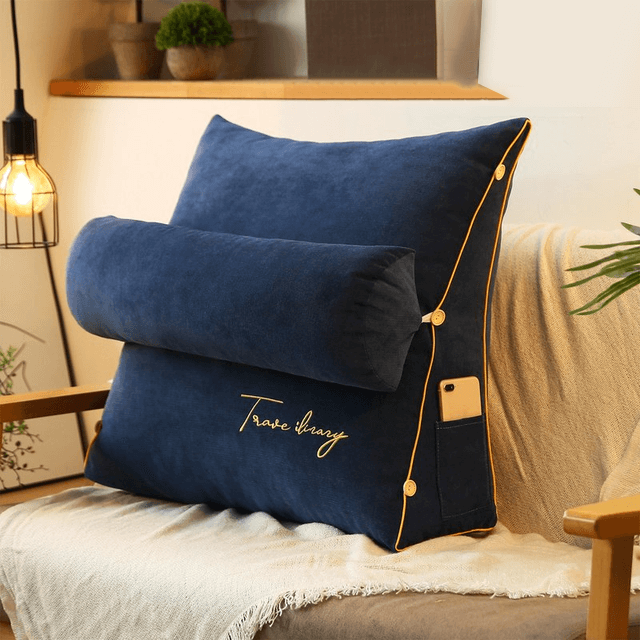 Coussin de soutien dorsal triangulaire pour plus de confort