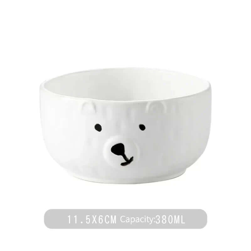 Jolie tasse en céramique en forme d'ours polaire - parfaite pour le thé et le café