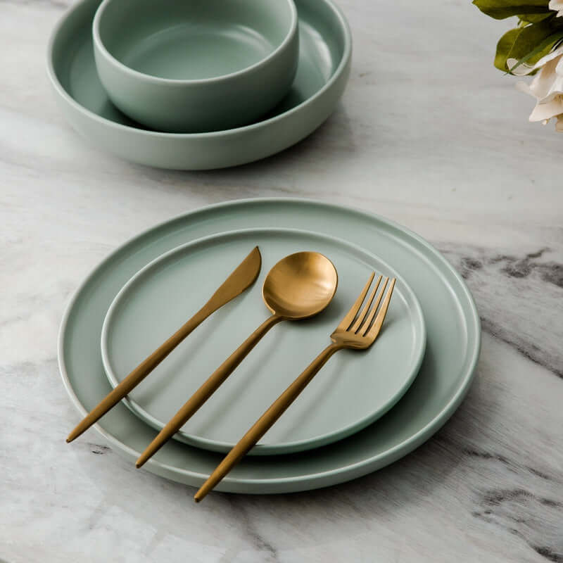 Minimalistisches Edelstahlbesteck Set