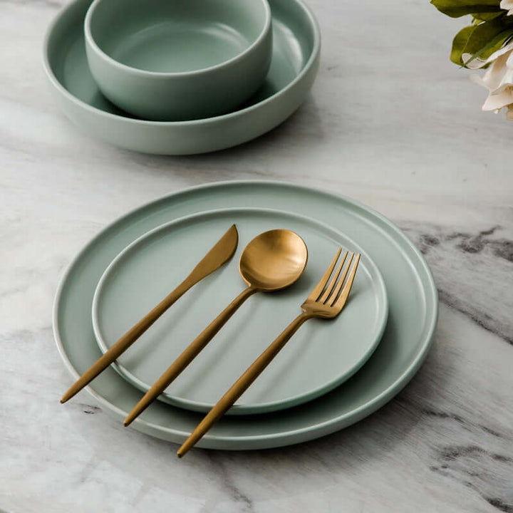 Minimalistisches Edelstahlbesteck Set