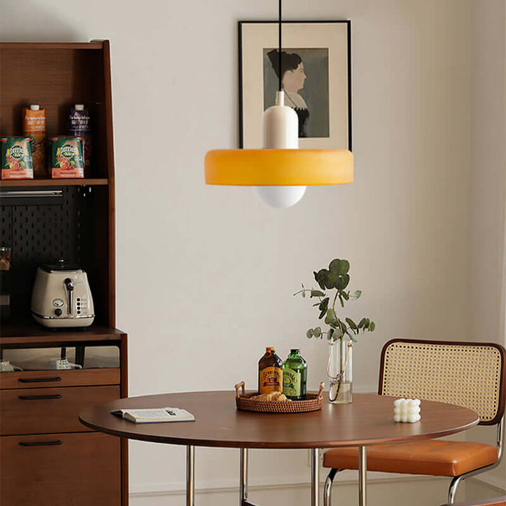 Bunte Glas-Hängelampe - Modernes Design