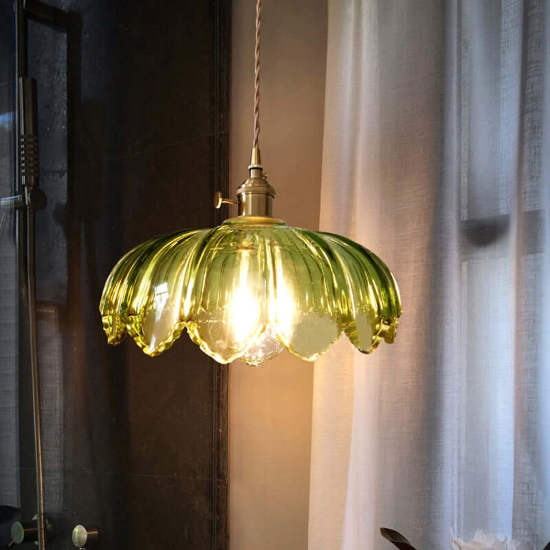 Vintage Glas Hängelampe