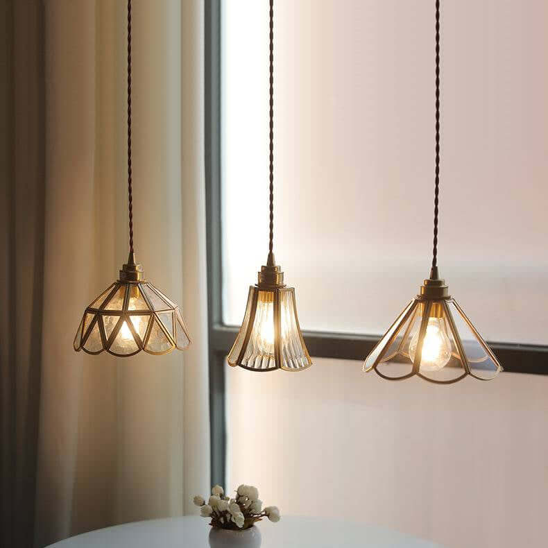 Elegante Glas-Pendelleuchte
