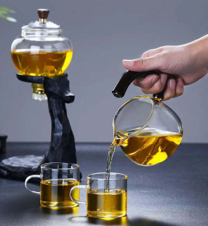 Service à thé à motif animalier - Infusion de thé élégante