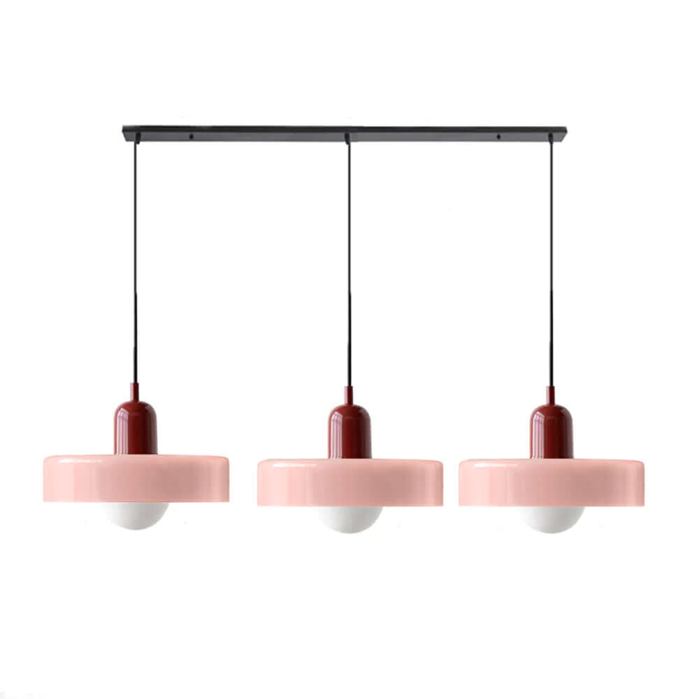 Lampe suspendue Bauhaus à 3 têtes