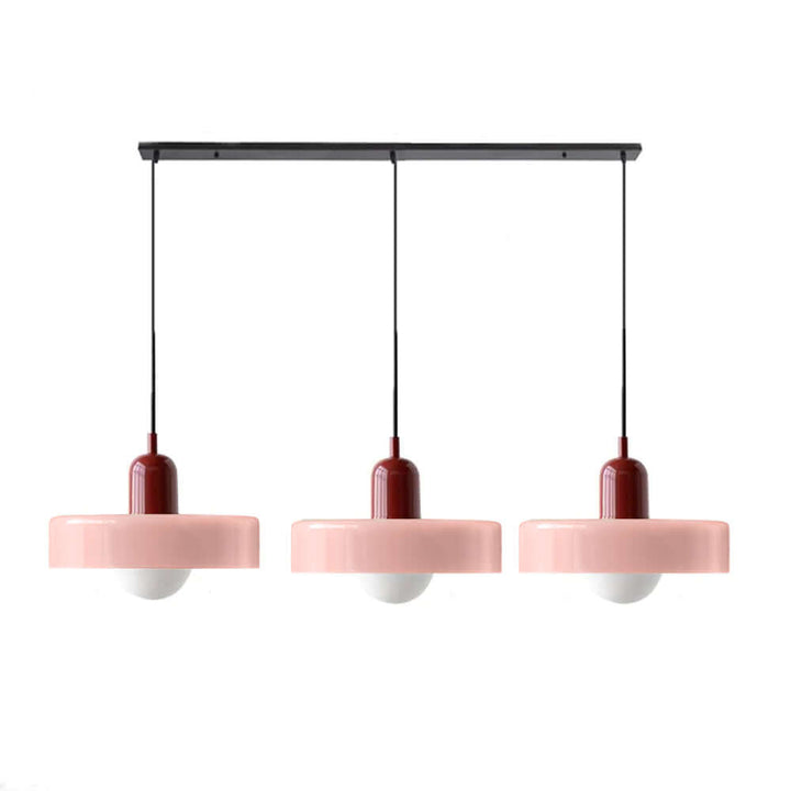 Lampe suspendue Bauhaus à 3 têtes