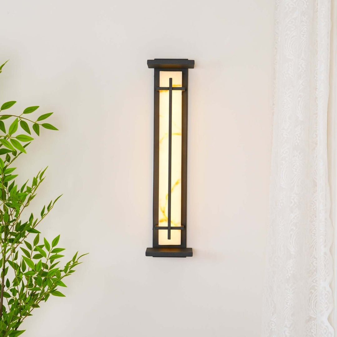 Quadratische LED-Außenwandleuchte