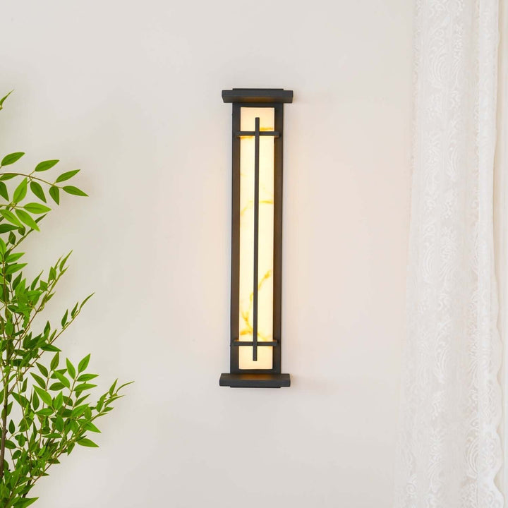 Quadratische LED-Außenwandleuchte