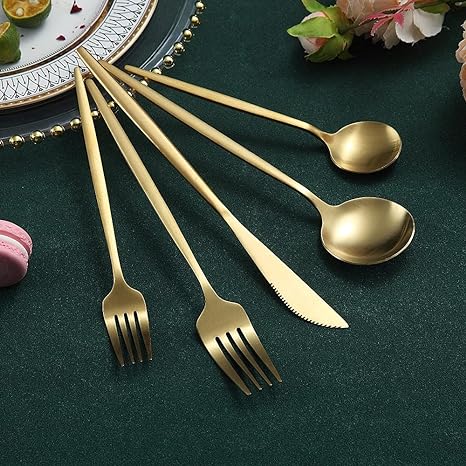 Minimalistisches Edelstahlbesteck Set