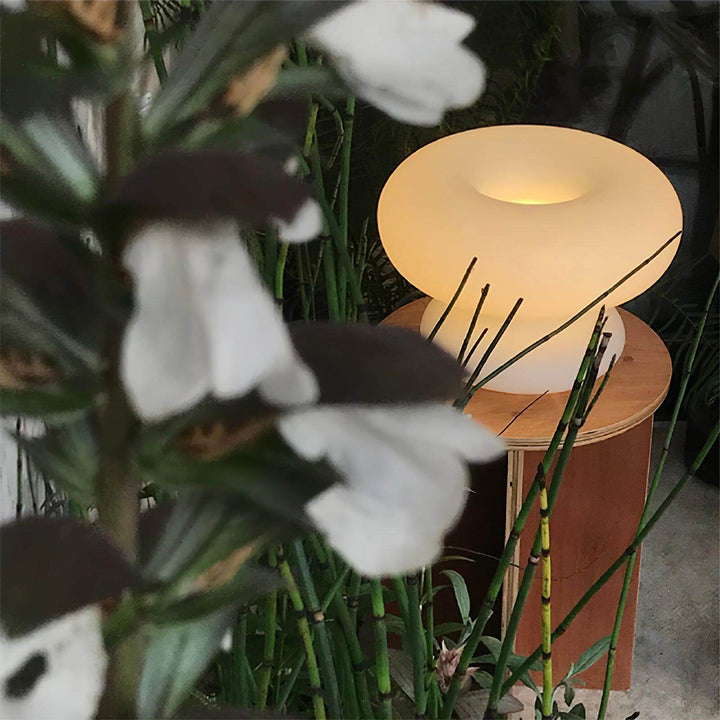 Lampe de table Donut design moderne éclairage intérieur LED