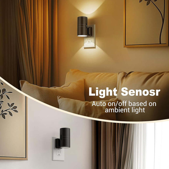 LED-Nachtlicht mit Sensor, Warmweiß