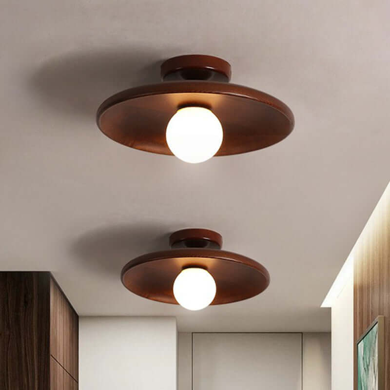 Flache Deckenleuchte Schale Modern