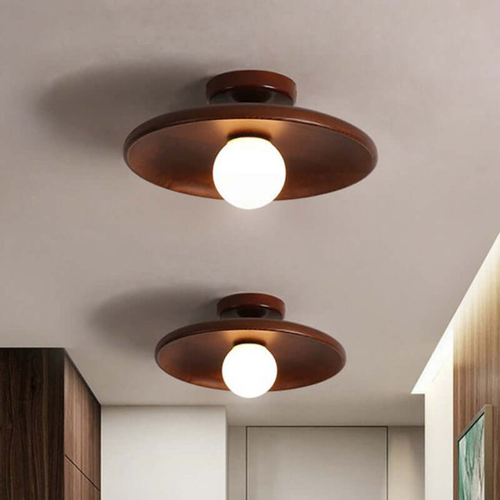 Flache Deckenleuchte Schale Modern